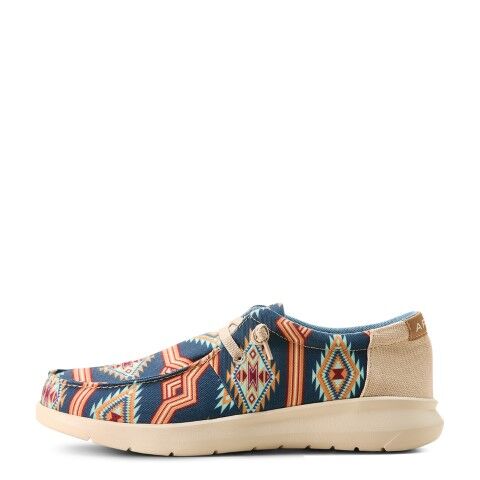 Ariat Men's Hilo Stretch Lace Shoe in Navy Cave Creek