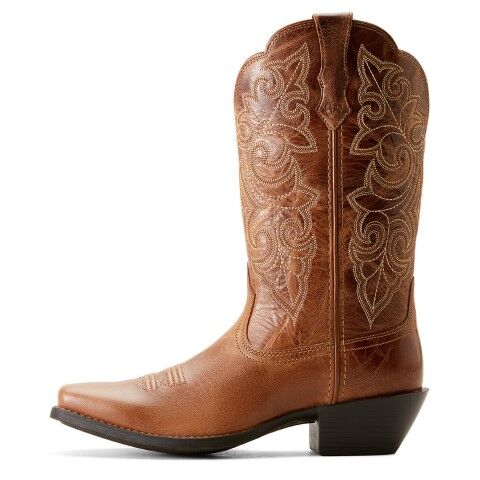 Ariat Women's Round Up Square Toe Western Boot in Ready Russet