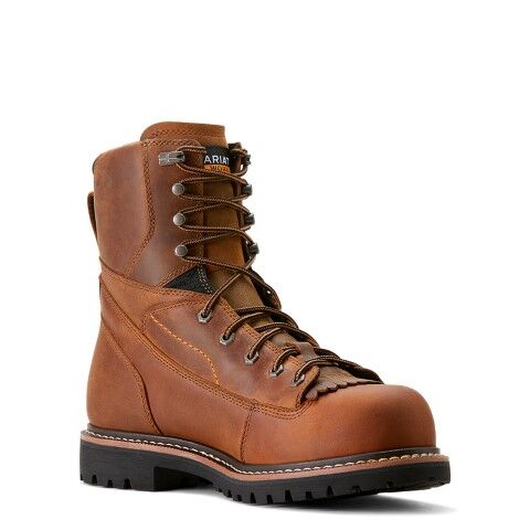 Ariat Men's Longview Shock Shield 8-In Waterproof Composite Toe