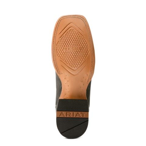 Ariat Men's Wiley Cowboy Boot in Black Elephant Roughout Print