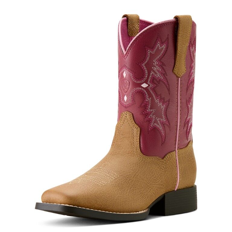 Ariat Kids' Tombstone Wide Square Toe Western Boot