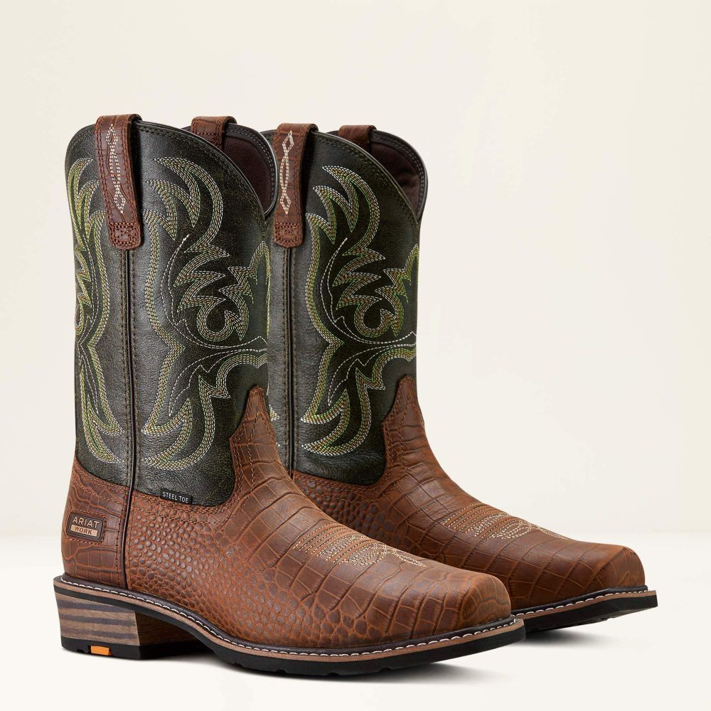 Ariat Men's Ironside Square Toe Steel Toe Work Boot