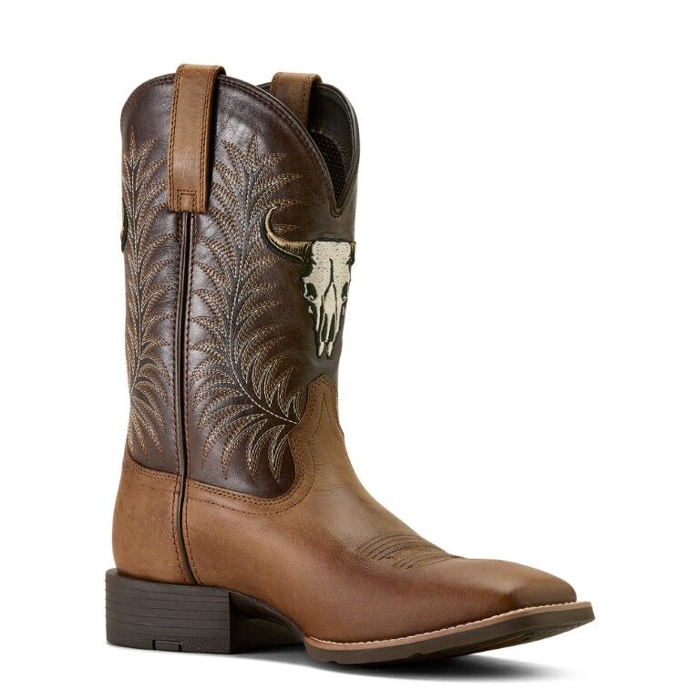 Ariat Men's Sport Steer Skull Cowboy Boot