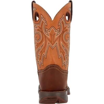 Durango Men's Rebel Saddle Up Western Boot in Brown/Tan