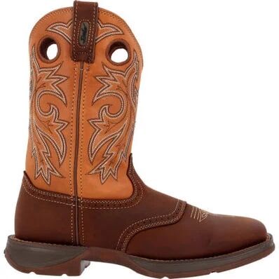 Durango Men's Rebel Saddle Up Western Boot in Brown/Tan