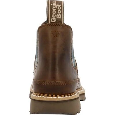 Georgia Women's Plaid Chelsea Romeo Shoe