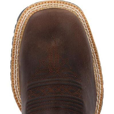 Rocky Women's Rosemary 11-In Waterproof Western Boot in Dark Brown