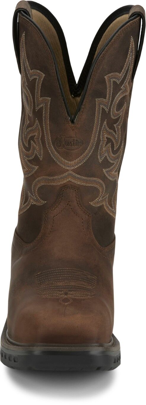 Justin Men's Commander 11-In Square Nano Comp Toe Boot