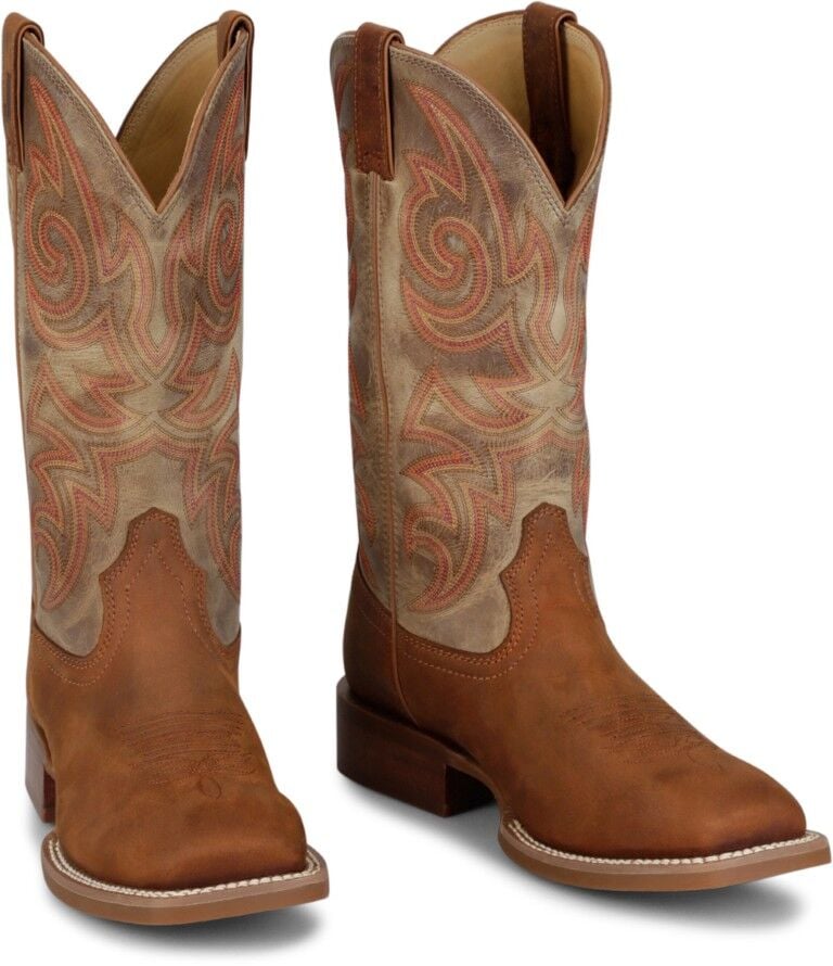Justin Men's May Day Leather Cowboy Boots