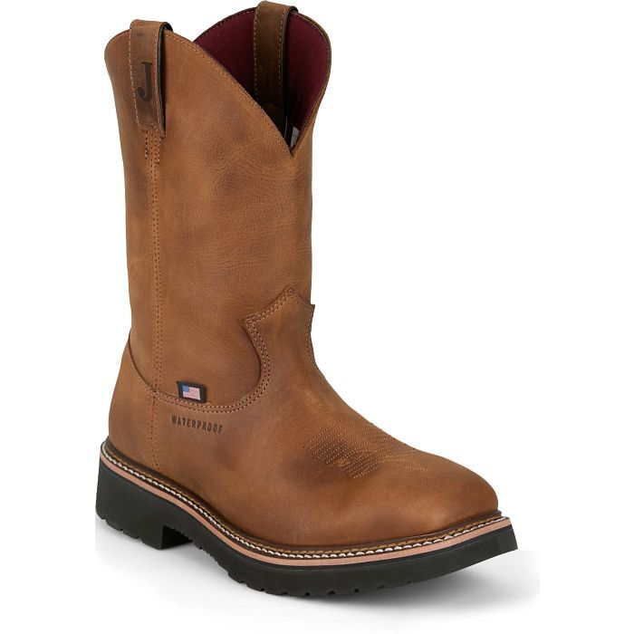 Justin Men's Ames 11-In Waterproof Boot