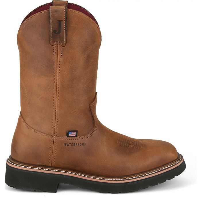 Justin Men's Ames 11-In Steel Toe Waterproof Boot