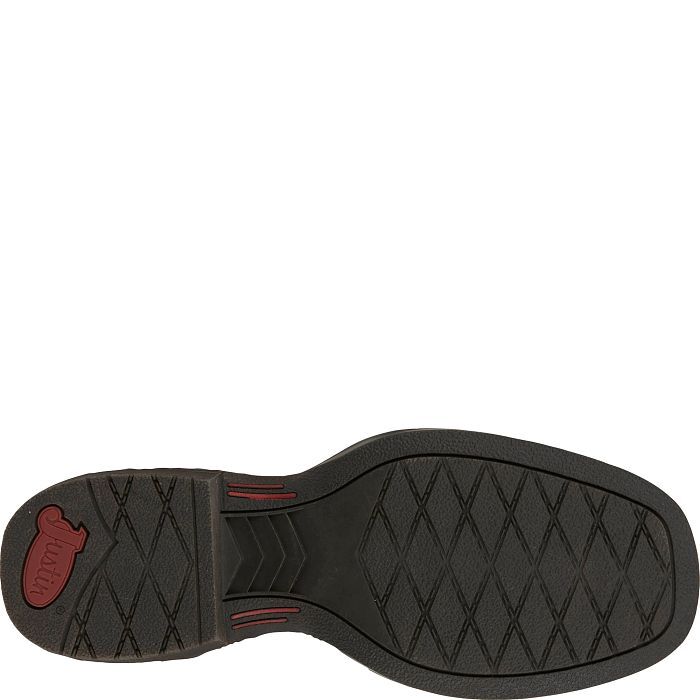 Justin Kids' Bowline Junior Western Boots in Walnut