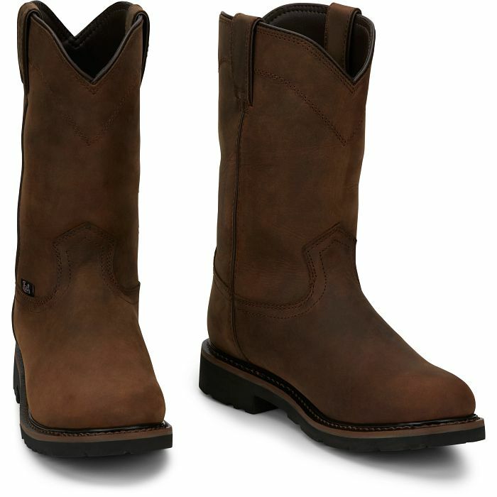 Justin Men's Drywall 10-In Waterproof Western Boot