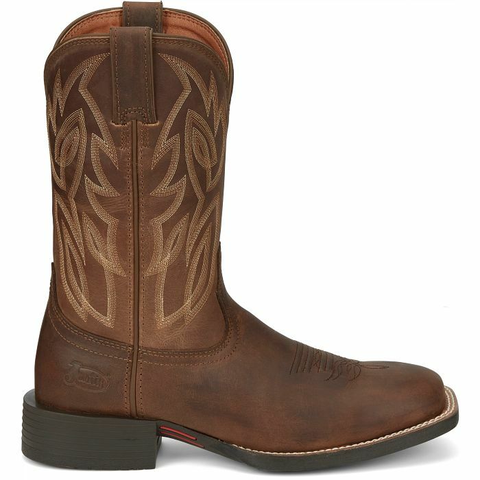 Justin Men's Canter 11-In Western Boot in Whiskey