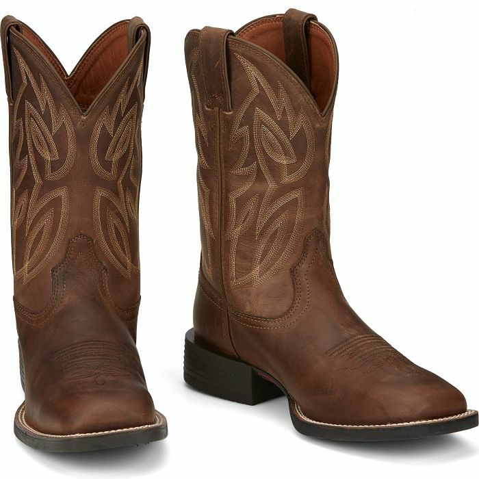 Justin Men's Canter 11-In Western Boot in Whiskey