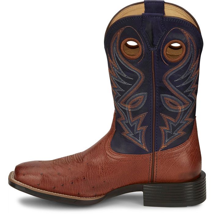 Justin Men's Roswell 11-In Smooth Ostrich Western Boot