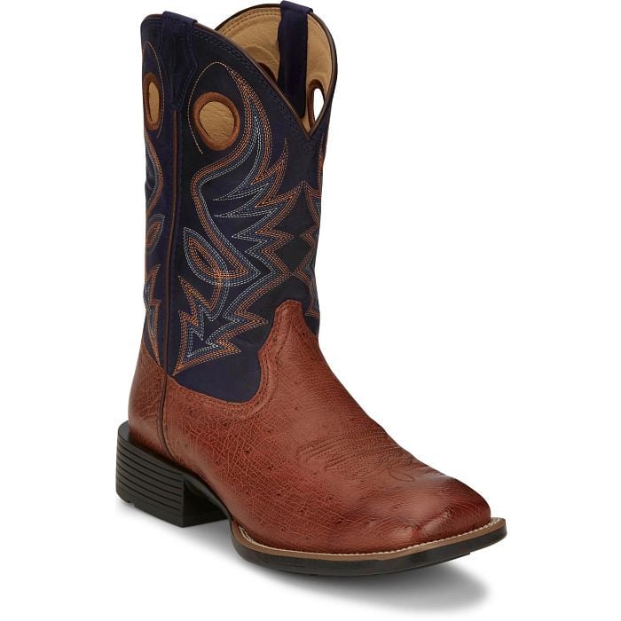 Justin Men's Roswell 11-In Smooth Ostrich Western Boot