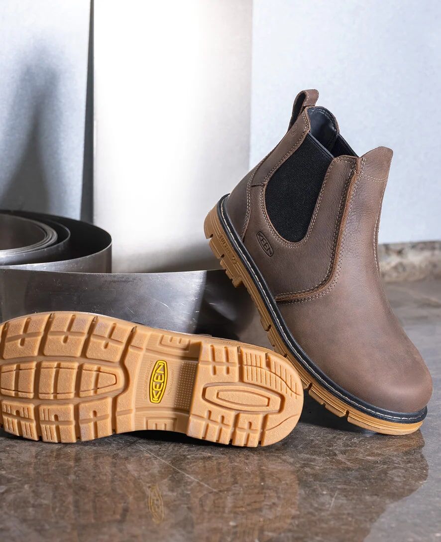 Keen Men's San Jose Chelsea 90° Heel Aluminum Toe Boot