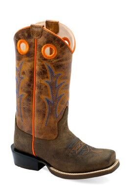 Jama Old West Kids' 8204 Western Boot