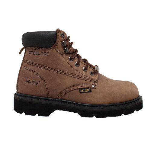 AdTec Men's 6-in Steel Toe Work Boot in Brown