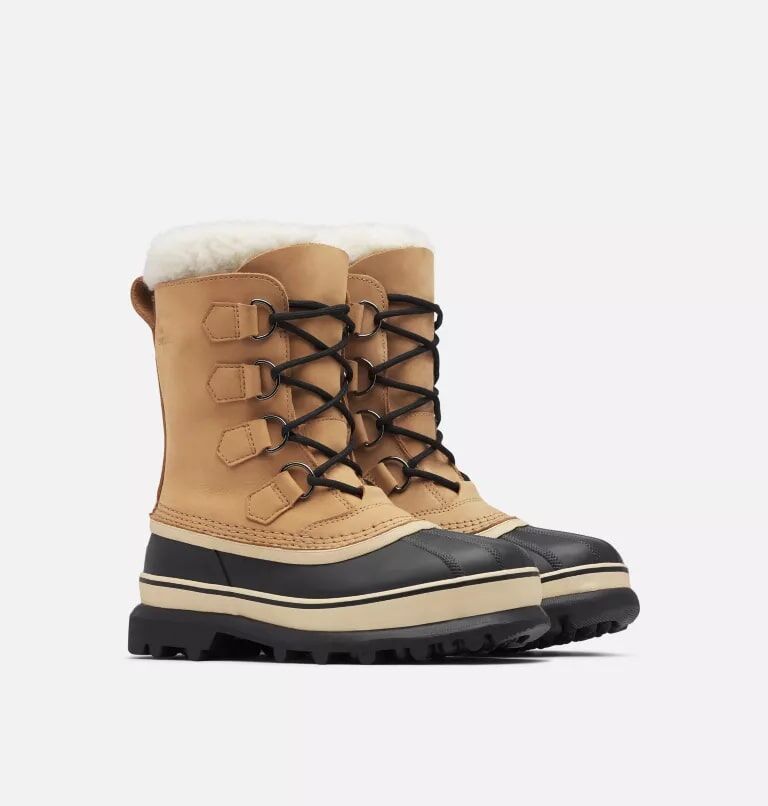 Sorel Women's Caribou Waterproof Boot in Buff