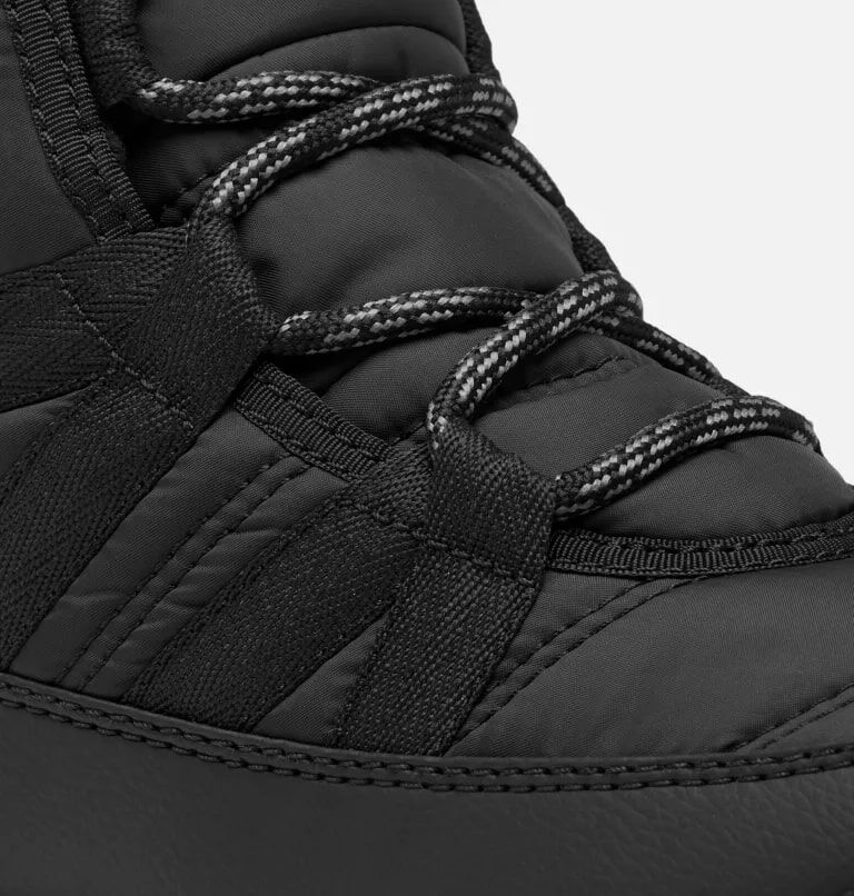 Sorel Women's Whitney II Plus Waterproof Lace Boot in Black