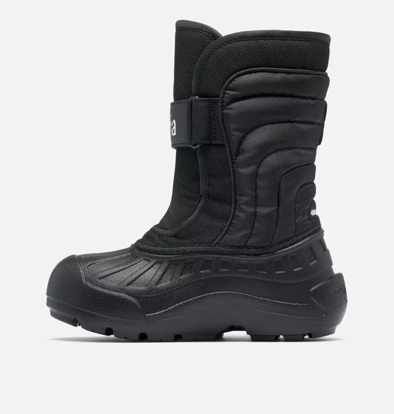Columbia Kids' Powderbug Snowlite Strap Boot in Black