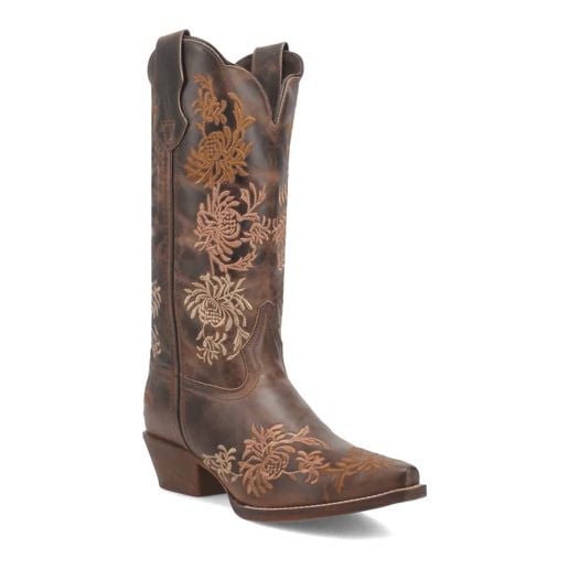 Laredo Women's Sylvan Snip Toe Western Boot in Tobacco Women's