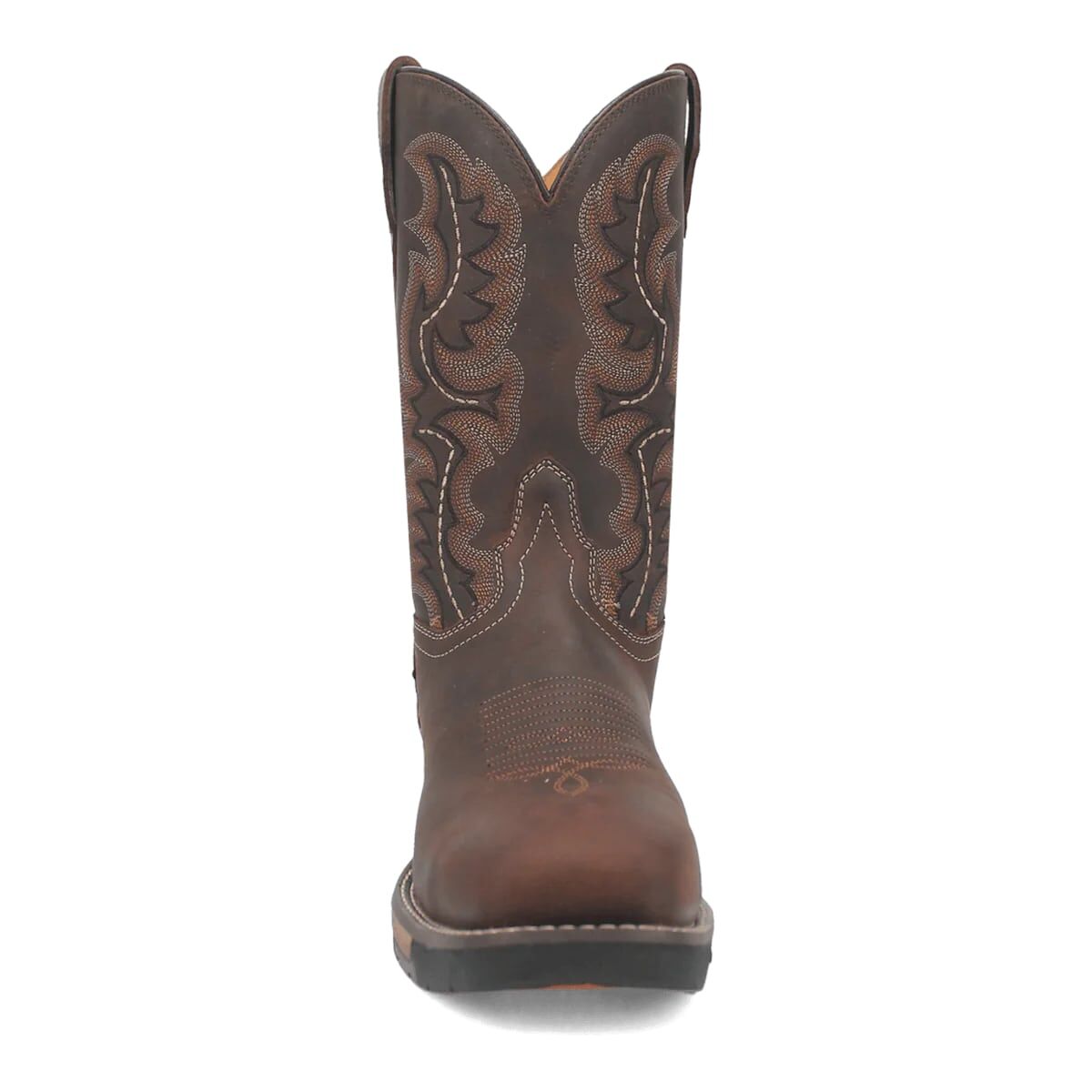 Laredo Men's Stringfellow Steel Toe Square Toe 11-In Western Boots in Brown