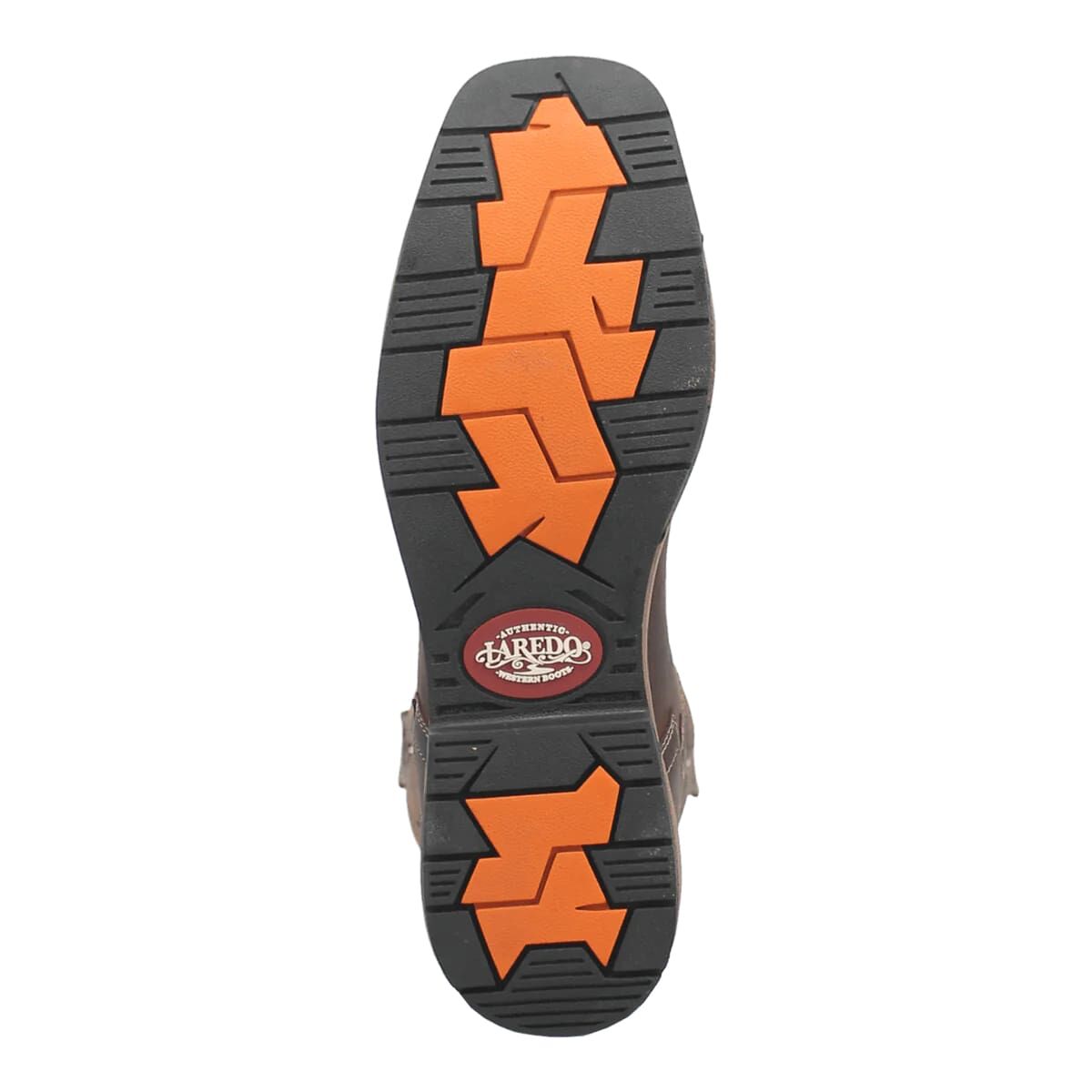 Laredo Men's Stringfellow Steel Toe Square Toe 11-In Western Boots in Brown