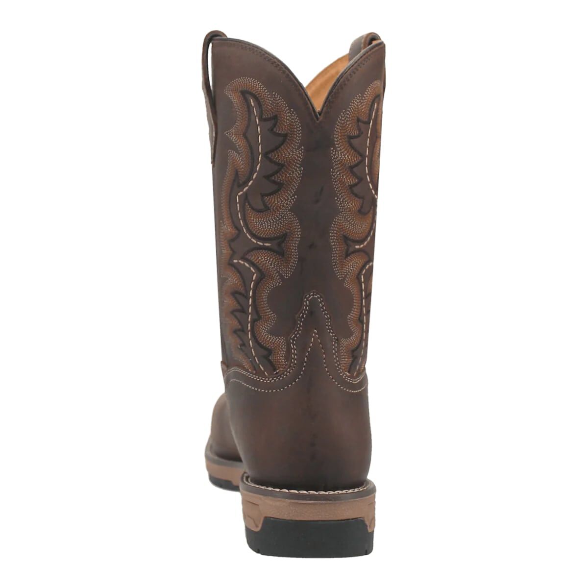 Laredo Men's Stringfellow Steel Toe Square Toe 11-In Western Boots in Brown