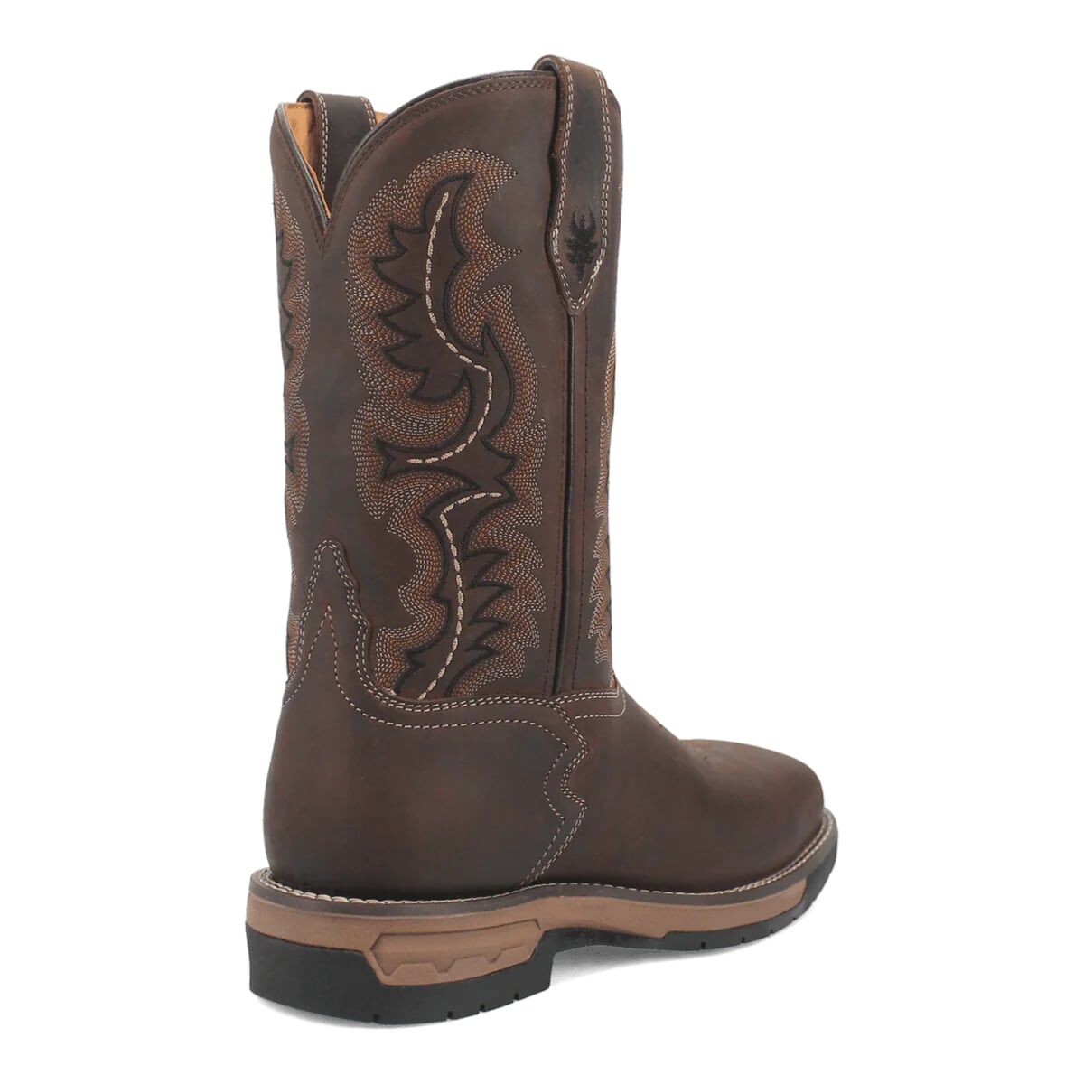 Laredo Men's Stringfellow Steel Toe Square Toe 11-In Western Boots in Brown