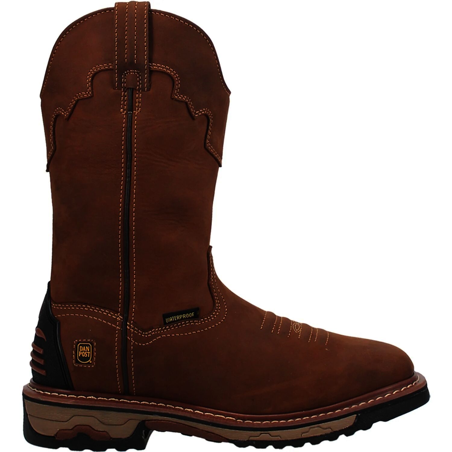 Dan Post Men's Blayde Waterproof Western Boot in Saddletan