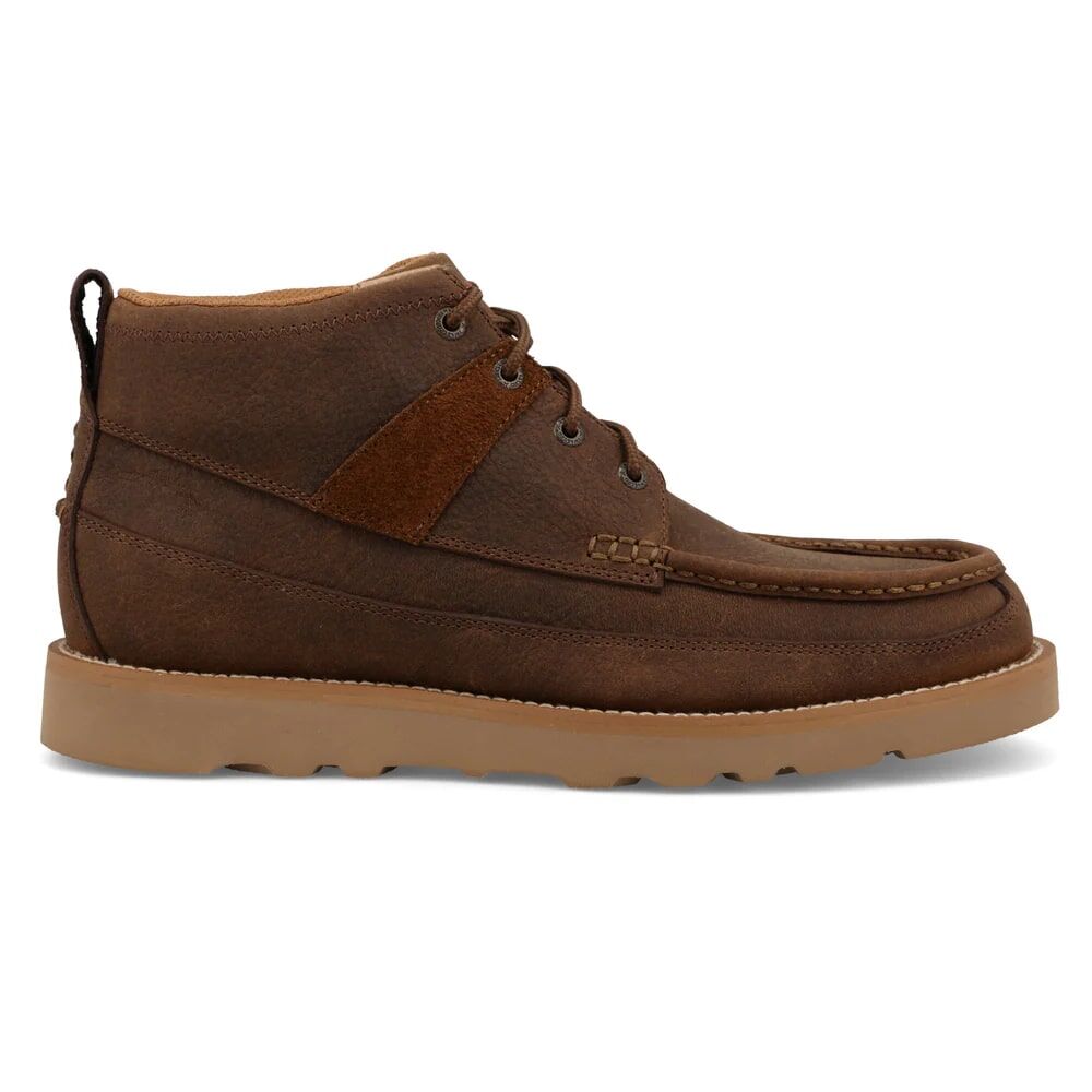 Twisted X Men's 4-In Wedge Sole Boot in Tobacco Brown