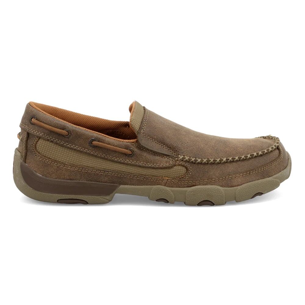 Twisted X Men's Slip On Driving Moc in Bomber