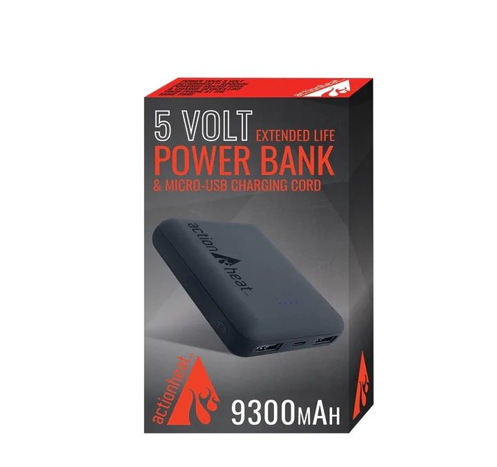ActionHeat 5-Volt Extended Life 9300-mAh Power Bank Kit