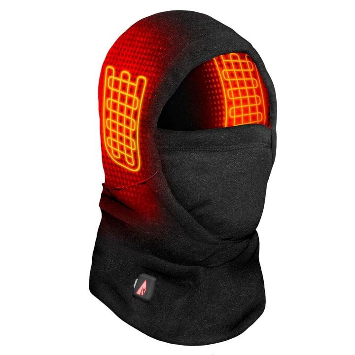 ActionHeat Men's 5-Volt Battery Heated Fleece Balaclava in Black