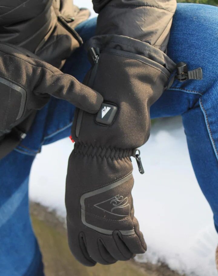 ActionHeat Men's 5-Volt Featherweight Heated Gloves in Black