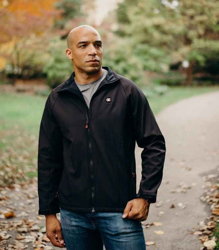 ActionHeat Men's 5-V Softshell Battery Heated Jacket