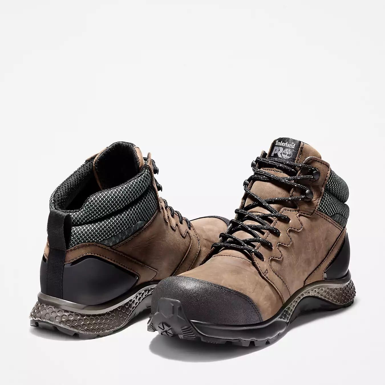 Timberland Pro Men's Reaxion Composite Toe Waterproof Work Sneaker in Brown