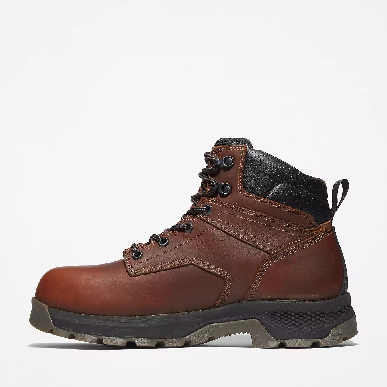 Timberland Pro Men's TiTAN EV 6-In Composite Toe Waterproof Work Boot in Brown