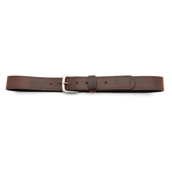 AndWest Women's 1 1/2-In Double Stitch Belt in Oily Brown