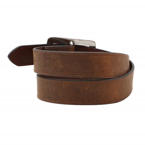 AndWest Women's 1 1/2-In Boxed Arrow Buckle Belt in Brown
