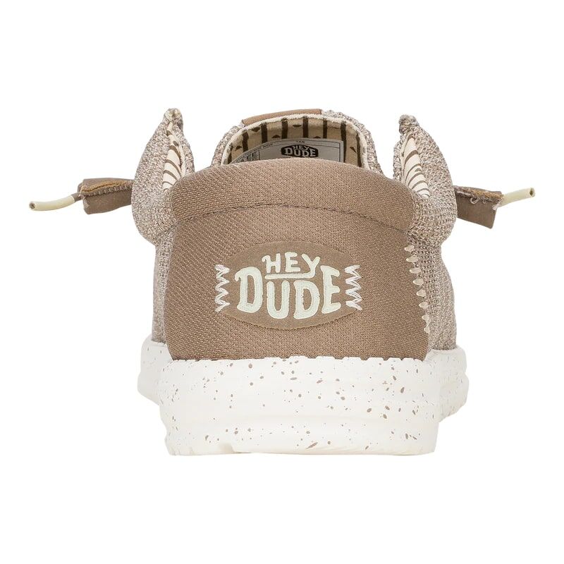 Hey Dude Men's Wally Stretch Sox Shoe in Tan
