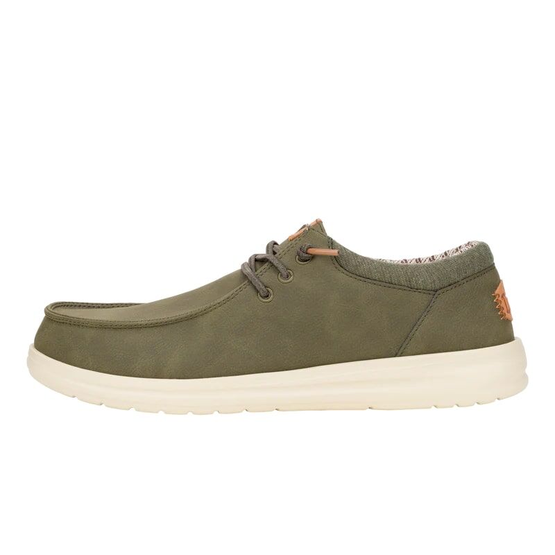 Hey Dude Men's Paul Shoe in Olive