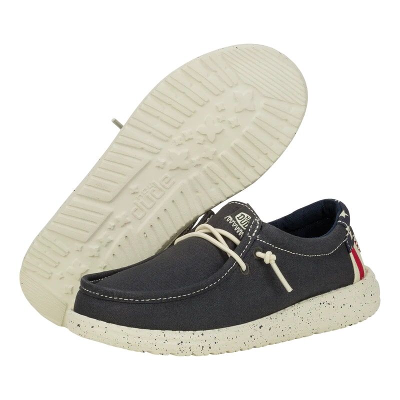 Hey Dude Boy's Wally Youth Americana Shoe