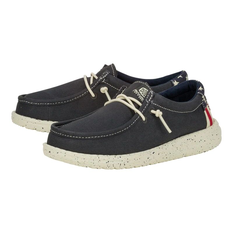 Hey Dude Boy's Wally Youth Americana Shoe