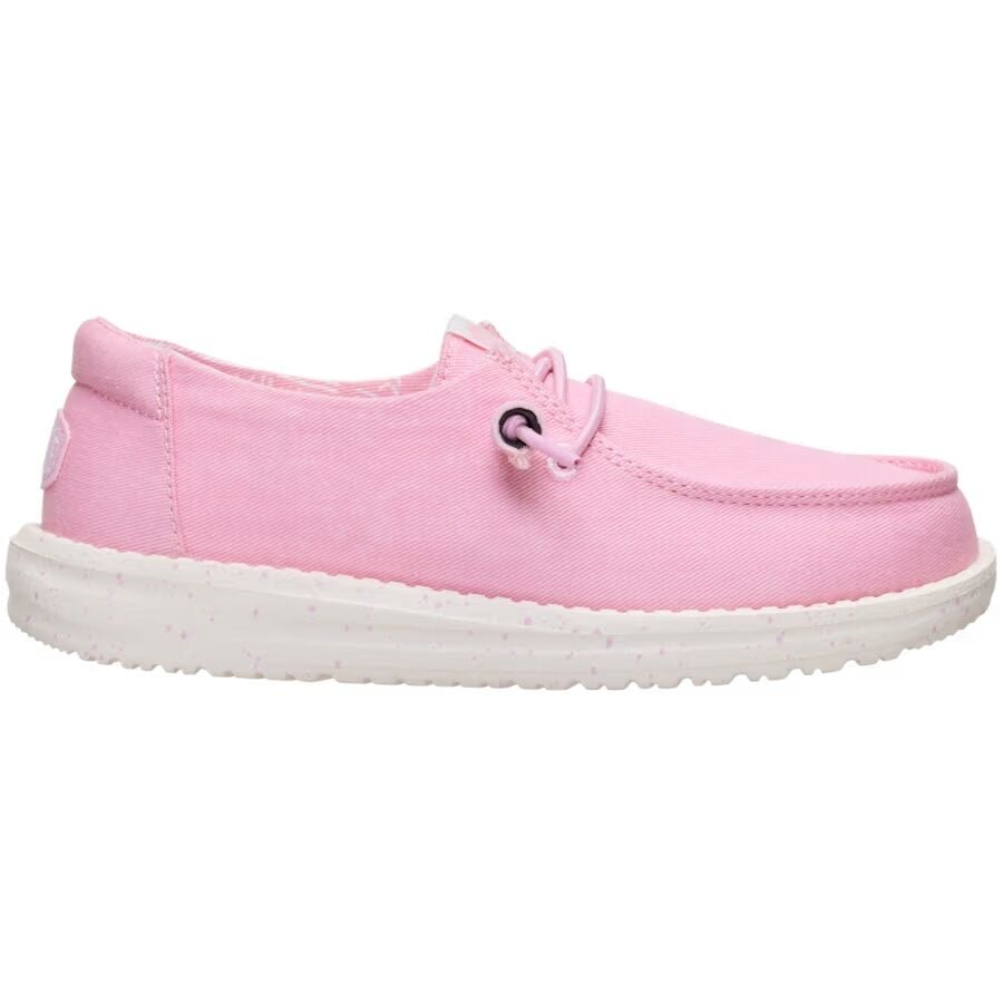 Hey Dude Youth Wendy Stretch Canvas Slip On Shoe