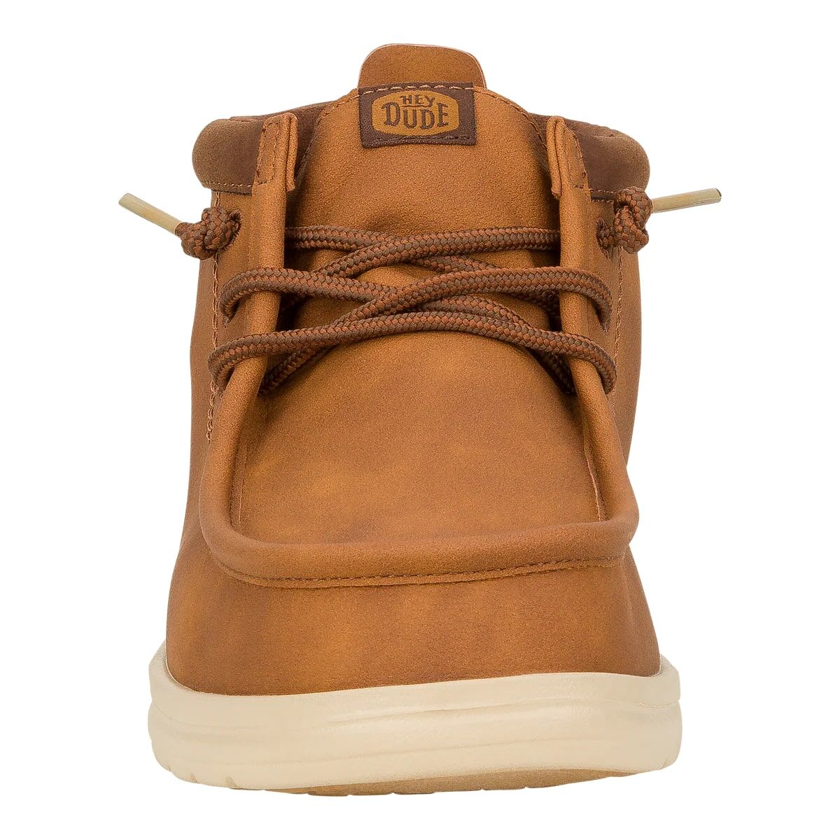 Hey Dude Men's Wally Mid Gripr Classic Shoe in Cognac