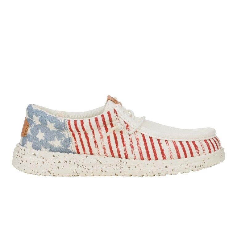 Hey Dude Boy's Wally Funk Americana Stars Shoe
